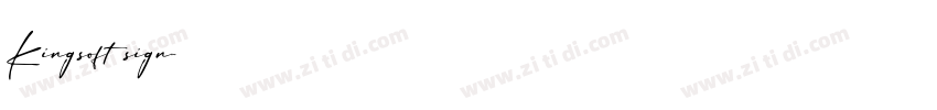 Kingsoft sign字体转换